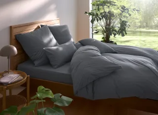 OTTO home Bettwäsche "Valje" 2 Stk. NEUHEIT: ab Größe 135x200 cm, Jersey Qualität in Melange-Optik