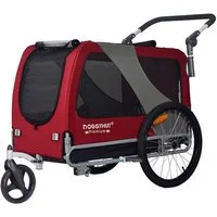 TIGGO Fahrradhundeanhänger DOGGYHUT® XL Hundefahrradanhänger & Jogger Fahrradanhänger, Geeignet für große Hunde - Maximale Schulterhöhe des Hundes: 60 cm