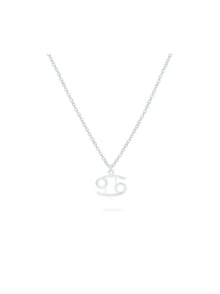BEKA&BELL Anhänger mit Kette 925-Sterling Silber Glänzend 42cm Krebs