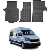 OMAC Auto-Fußmatten für VW Crafter 2016-2025 Gummimatten Schwarz (3 St), für VW Crafter 2016-2025 VW Crafter 2016-2025, Antirutsch,Wasserfest,Einfache Installation