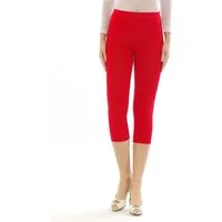 SYS Caprileggings Damen Capri 3/4 Leggings hoher Bund Hose Wäsche Leggins