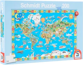 Schmidt Puzzle 56118 - Deine Bunte Erde [200 Teile]