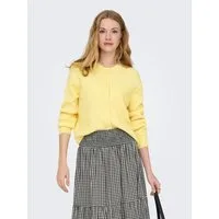 JDY Strickjacke JDYLUMI LIFE L/S BUTTON CARDIGA KNT NOOS Materialmix, knit fit