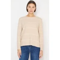 CECIL Strickpullover mit Rippstrick-Struktur