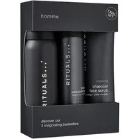 Rituals Pflege-Geschenkset Rituals Homme Collection Trial Set, 3-tlg., Pflegeset mit Showergel, Rasurpflege & Duft – ideal zum Testen