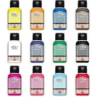 Büst Artdeco Acrylfarbe Acrylfarben-Set - 12x75ml Haupt- und Nebenfarben