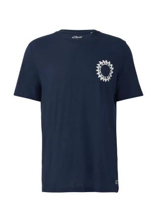 s.Oliver - T-Shirt blau - Gr. - S