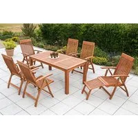 MERXX Gartentisch Bordeaux, 90x170 cm