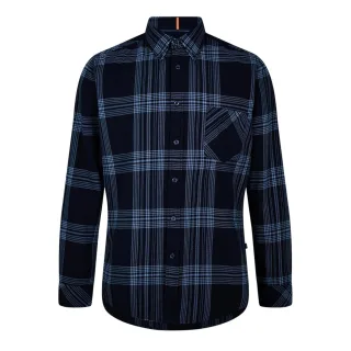 Boss - "Rickert_M" Button-Down-Hemd für Herren, Regulär (Dunkelblau)