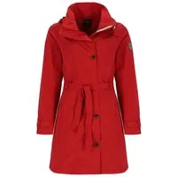 Blue Wave Funktionsmantel Damen Funktions-Trenchcoat Jennifer - Regenjacke Wasserdicht Winddicht Wassersäule 10000 mm, Verschweißte Nähte, Atmungsaktiv, Mesh-Futter