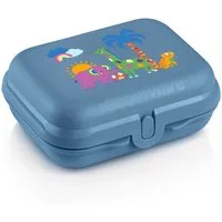 TUPPERWARE Vorratsdose Tupperware kleine Snackbox Safari für Kinder blau