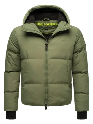 Stone Harbour Herren Steppjacke Tayroos mit Fleecefutter & 2-Wege-Reißverschluss