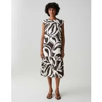 OPUS Midikleid Wicyla lush Das Volantdetail bringt Bewegung in die Silhouette