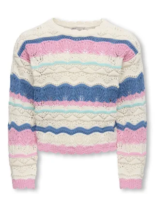 KIDS ONLY - KOGDONNA LIFE LS PATTERN PULLOVER KNT - Gr. - 164