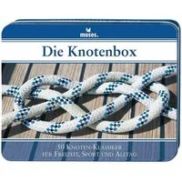 Moses. Verlag Kreativset Knotenbox - 50 Knoten lernen mit Karten & Übungsschnüren