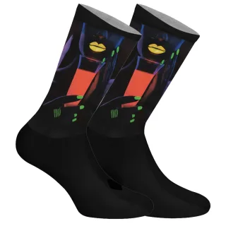 Lustig bedruckte lange Socken für Herren und Damen