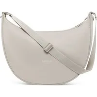 LARKSON Umhängetasche Solveig XL Half Moon Bag aus recyceltem Polyester, Große Crossbody Bag in Halbmond Form, Wasserabweisend