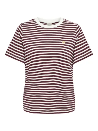 JDY - JDYPISA LIFE S/S PRINT TOP JRS NOOS Cloud Dancer - Gr. - M