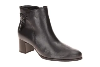 Gabor 8053.01 Damen Stiefeletten Lila Dark Vino Echtleder Blockabsatz