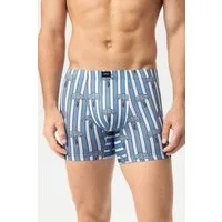 Mey Trunk Mey Long Shorty Serie mey x LORIOT Gestreift (1-St., 1) Moderne Trunks mit ikonischem LORIOT-Print