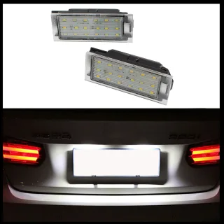 2x LED PREMIUM Kennzeichenbeleuchtung für Renault Twingo II Wind Trafic Master