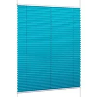 K-HOME Plissee Klemmfix FLORIDA Stripe mit patentiertem Design, Lichtschutz, ohne Bohren, verspannt, Klemmfix, patentiertes Design