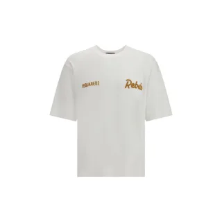 Dsquared² Weißes Baumwoll-T-Shirt