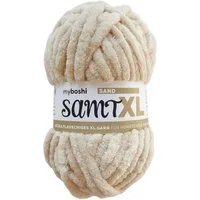 myboshi Samt XL, extra dickes Chenillegarn, super chunky Häkelwolle, 40 m (1-St), Uni