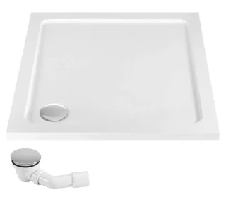 Neuesbad Acryl Duschwanne Savoy white 90x90cm NB1RE96451
