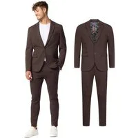 Jeff Anzug Herren JFEzra SET 2-Teiler Herrenanzug (Set, 2-tlg., Anzug Set) 2-teiliges Set