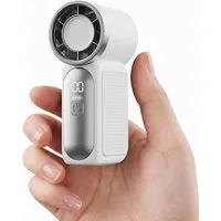 Bomiclss Handventilator Tragbarer Mini-Handventilator, 6 Geschwindigkeiten mit LED-Display