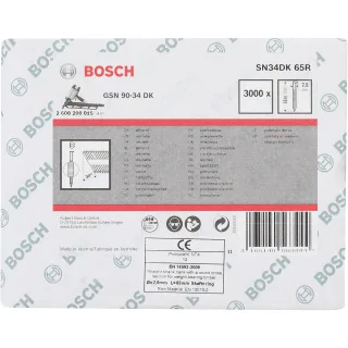 Bosch D-Kopf Streifennagel, blank, gerillt - 2608200015