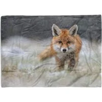 Handtücher Handtuch Strandhandtuch Saunatuch Kuscheldecke mit Tiermotiv kleiner Fuchs, Baumwolle-Polyester-Mix (1-St), Handtuch