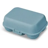 KOZIOL Eierkorb Eierbox Eggs To Go Mini nature flower blue, Kunststoff
