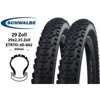 Schwalbe Fahrradreifen 2 Stück 29 Zoll SCHWALBE Reifen SMART SAM 60-622 K-Guard 29x2.35 MTB, (2-tlg)