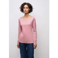 STREET ONE Langarmshirt in Unifarbe