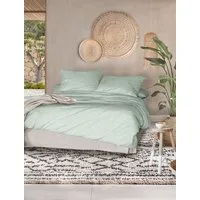 Irisette Bettwäsche Easy 8659, Seersucker, 2 teilig, kühlend und atmungsaktiv, pflegeleicht und bügelfrei