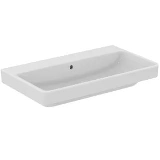 Ideal Standard Waschtisch i.life B ohne Hl. mit Ül. 820x475x160mm Weiß mit Ideal Plus, T6844MA T6844MA