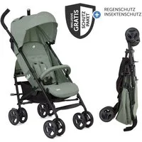 Joie Kinder-Buggy Nitro LX - Laurel, Sportwagen Reisebuggy mit Liegefunktion nur 7,7 kg inkl. Regenschutz