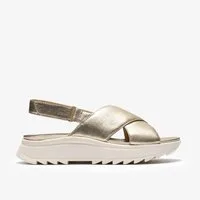 Clarks Clarks - DashLite Wish Gold Leather - Gold Sandalette