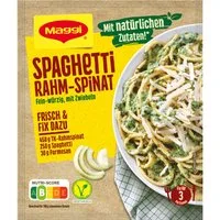 MAGGI Saucen, Maggi Fix für Spaghetti Rahm Spinat würzige Spaghetti Sauce 31g