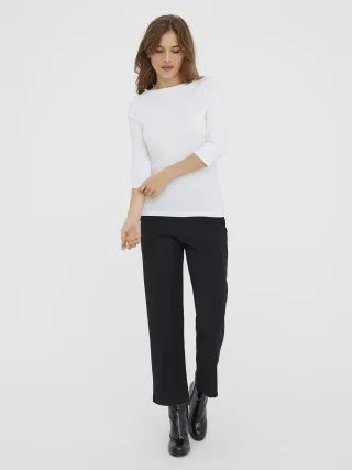 VERO MODA - VMPANDA MODAL 3/4 TOP JRS NOOS Bright White - Gr. - XL