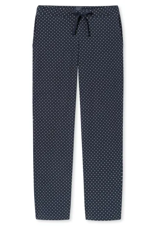 SCHIESSER - Hose lang dunkelblau-gem. - Gr. - 36