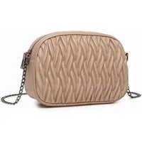 Miss Lulu Handtasche Damen Crossbody Tasche – Klein, Weiches PU-Leder, Kettenriemen