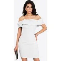 Imily Bela Minikleid Damen Schulterfreies Figurbetontes Sexy Kleid (Packung, 1-tlg., 1per-Pack) in Unifarbe