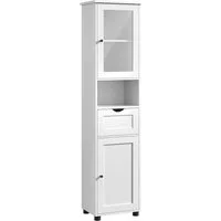 VASAGLE Badkommode Badezimmerschrank, Hochschrank