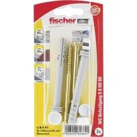 fischer Schrauben- und Dübel-Set Fischer WC Befestigung 8.0 x 60 mm - 8 Stück