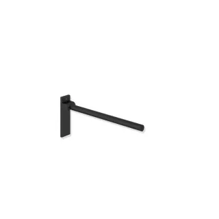 Hewi System 900 Mono-Stützklappgriff 900.50.21560DC schwarz tiefmatt, 600mm, pulverbeschichtet
