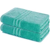 Lavea Badetuch Elena 2er Set Badetücher 100x150 cm, Duschtuch, 500 g/m² Frottier, weich & saugstark, pflegeleicht