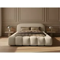 yourhouse24 Polsterbett Designer Polsterbett Orlando Bouclé (mit Stauraum), Wolkenbett